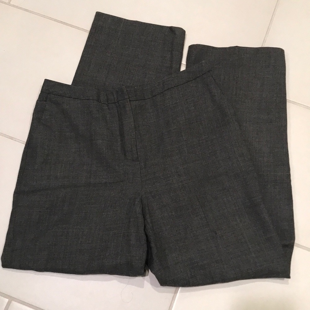 Lined gray pants